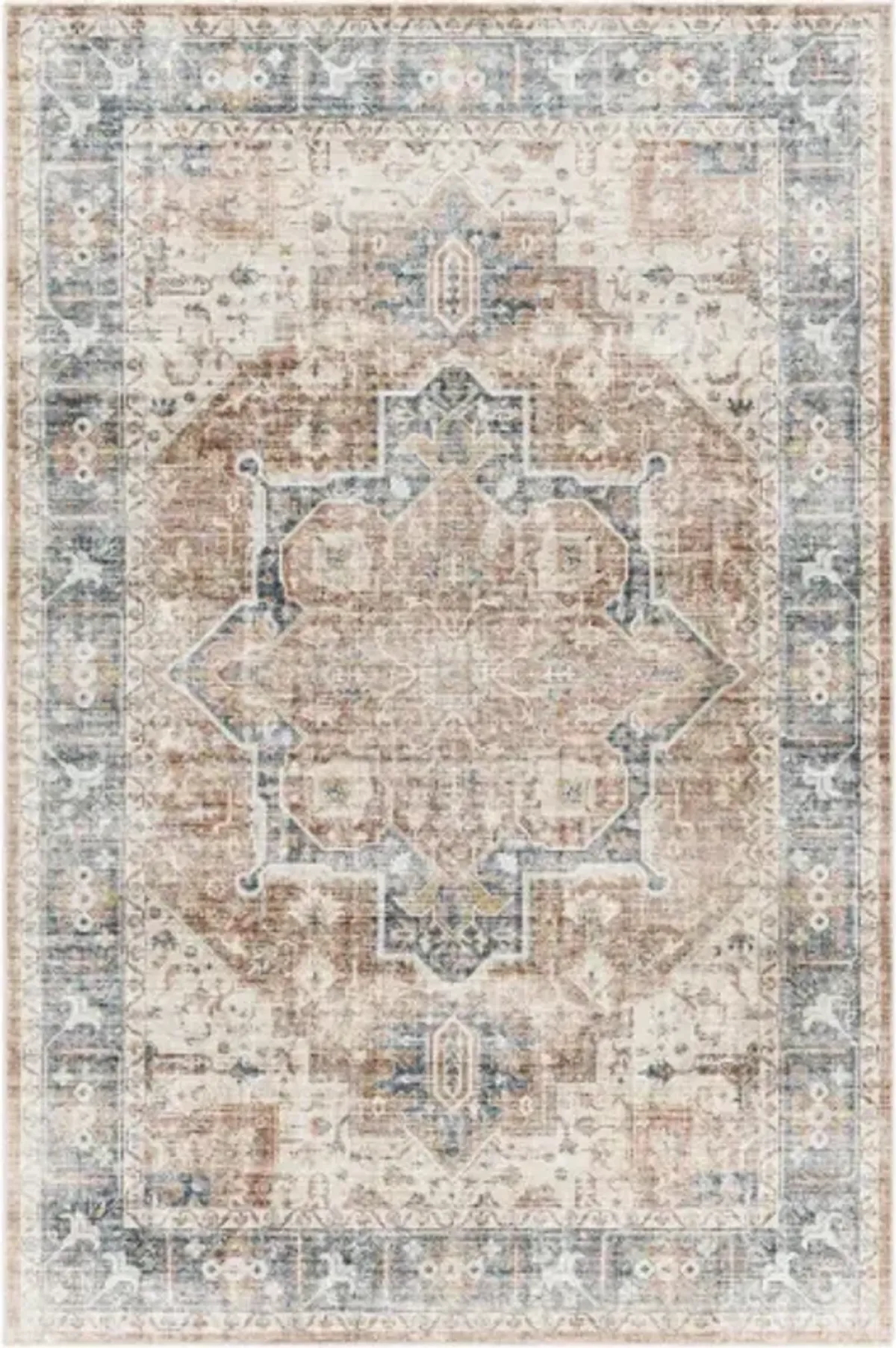 Lavable LVB-2307 2'7" x 4' Machine Woven Rug