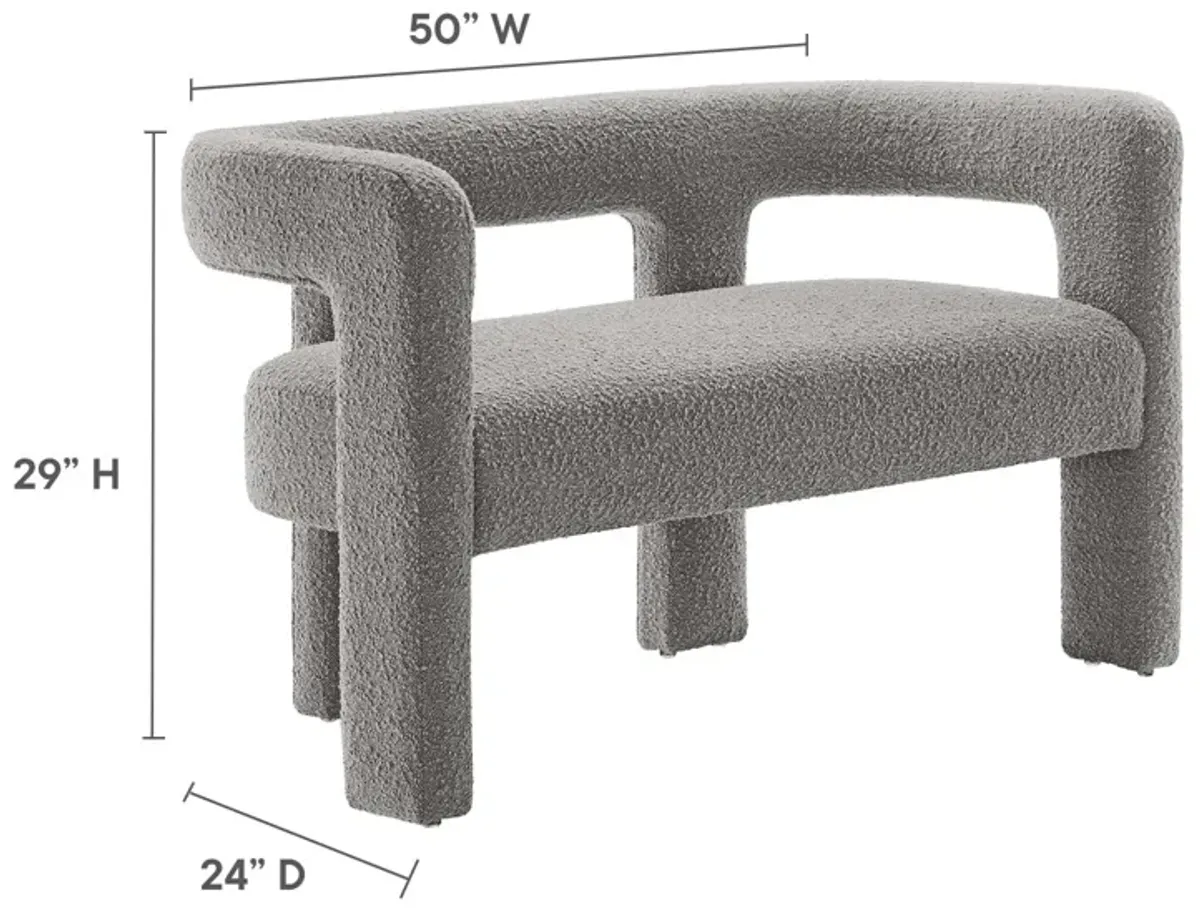 Kayla Boucle Upholstered Loveseat