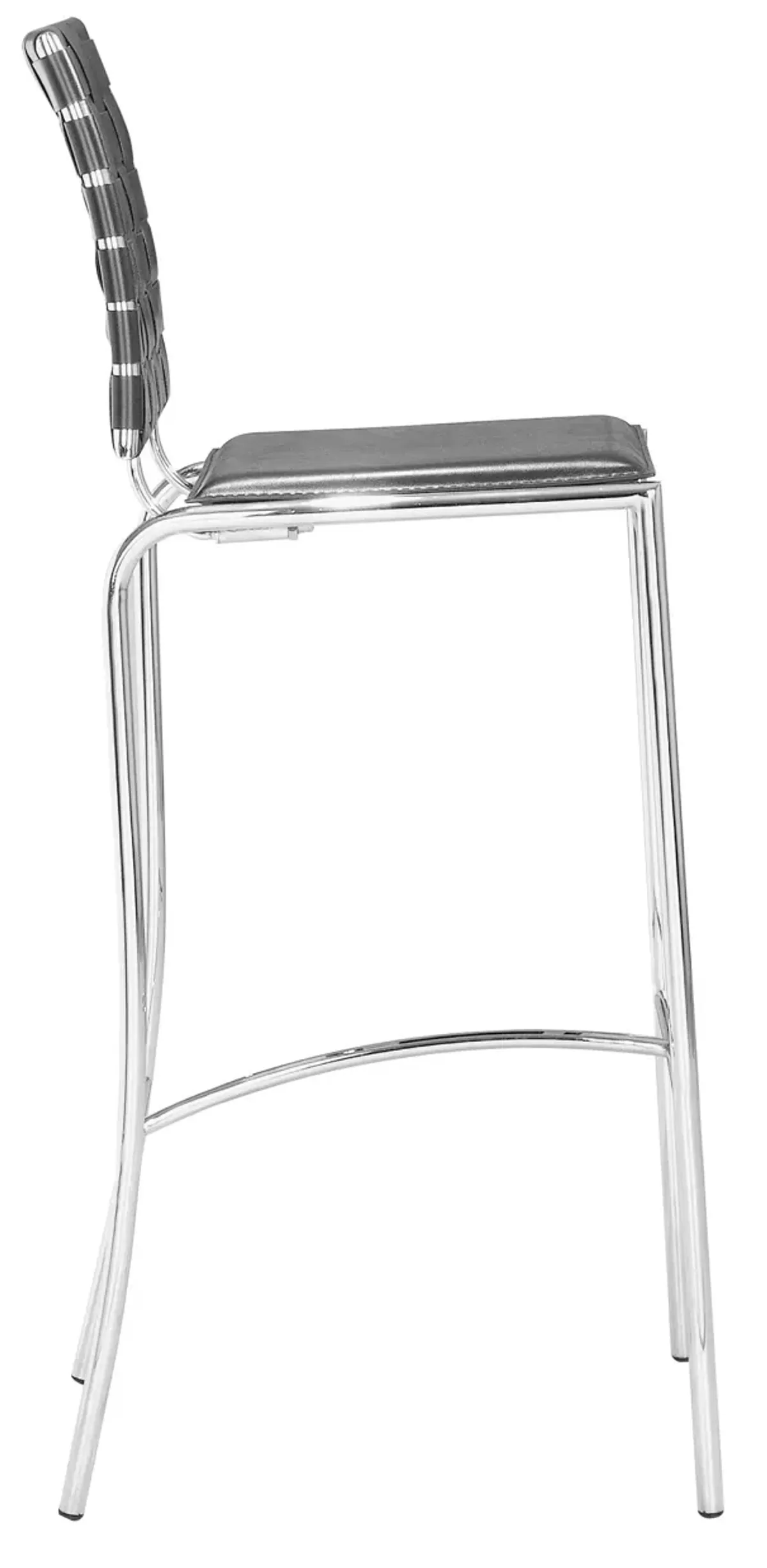 Criss Cross Barstool (Set of 2) Black