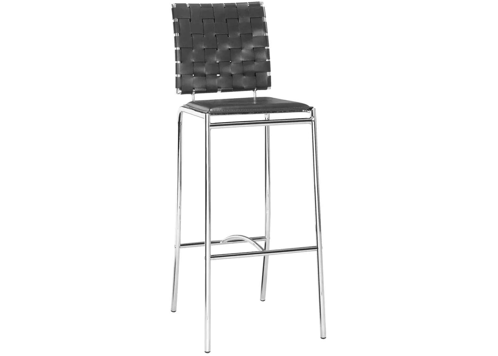 Criss Cross Barstool (Set of 2) Black