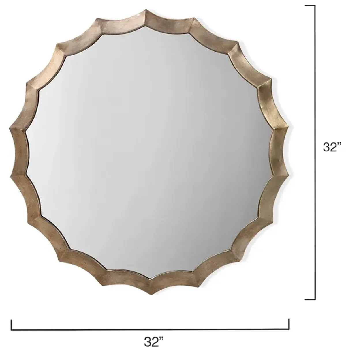 Scalloped Mirror