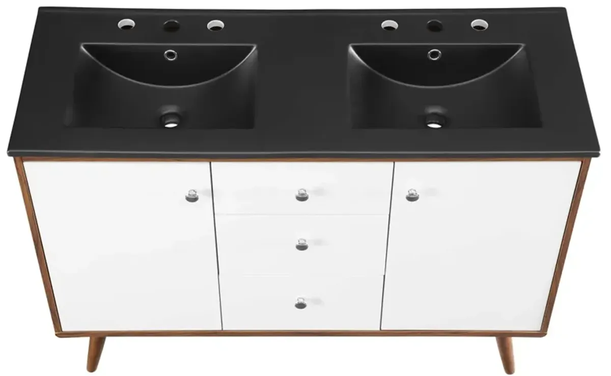 Transmit 48" Double Sink Bathroom Vanity