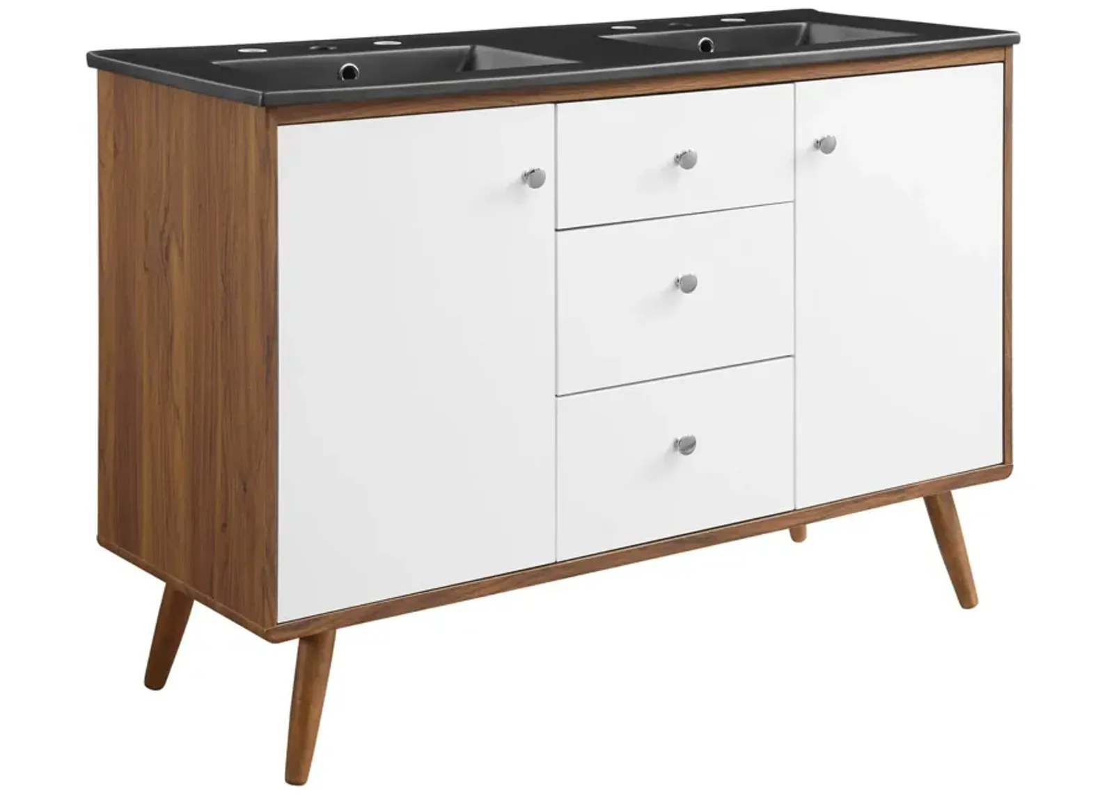 Transmit 48" Double Sink Bathroom Vanity