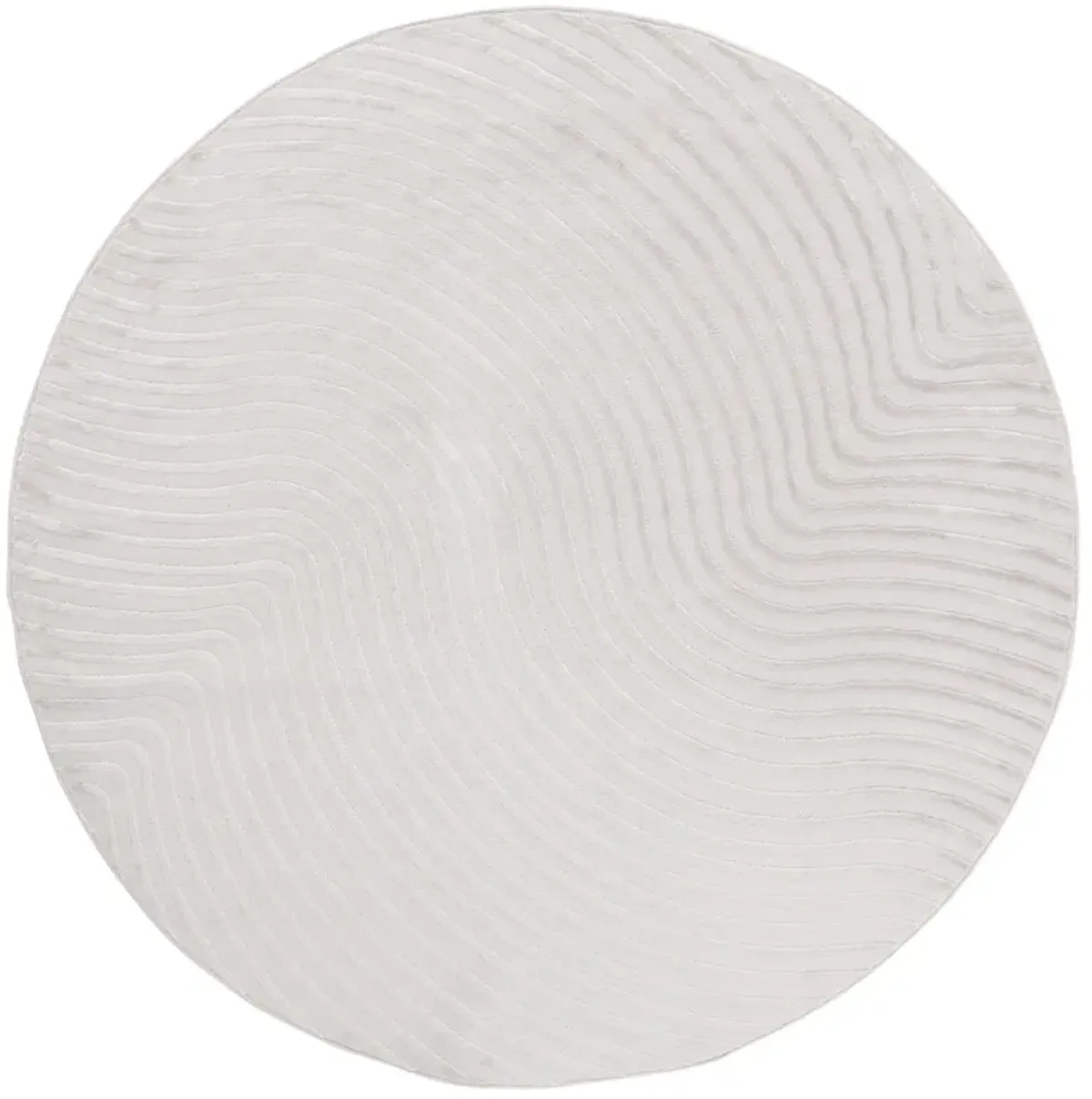 ARCHWAY 806 IVORY  6'-7' X 6'-7' Round Round Rug