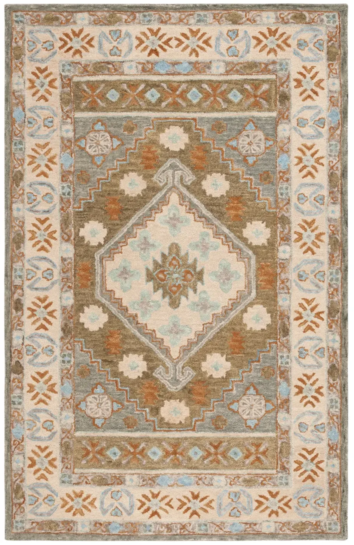 HERITAGE Hand Tufted 8' x 10' area rug