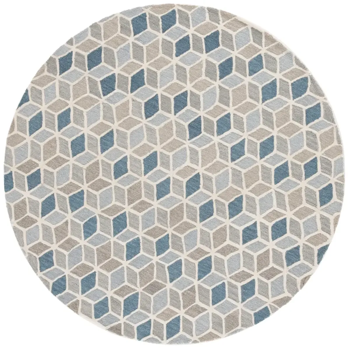 EBONY Hand Tufted 6' x 6' Round area rug