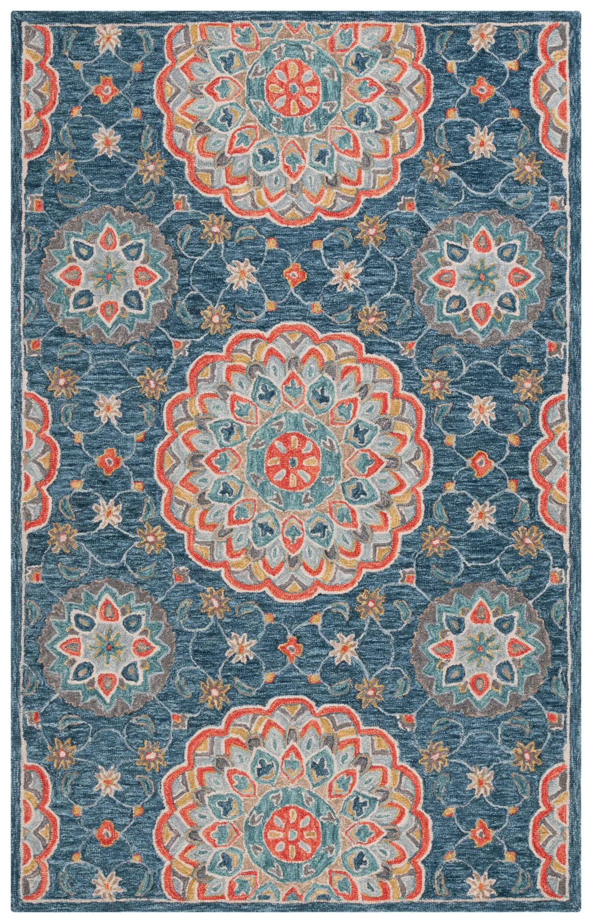 BLOSSOM Hand Tufted 5' x 8' area rug