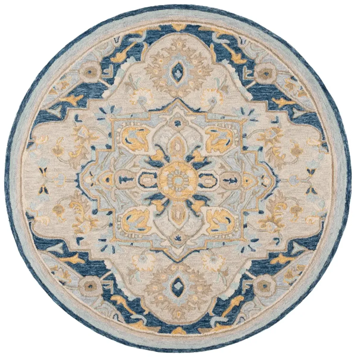 METRO Hand Tufted 6' x 6' Round area rug