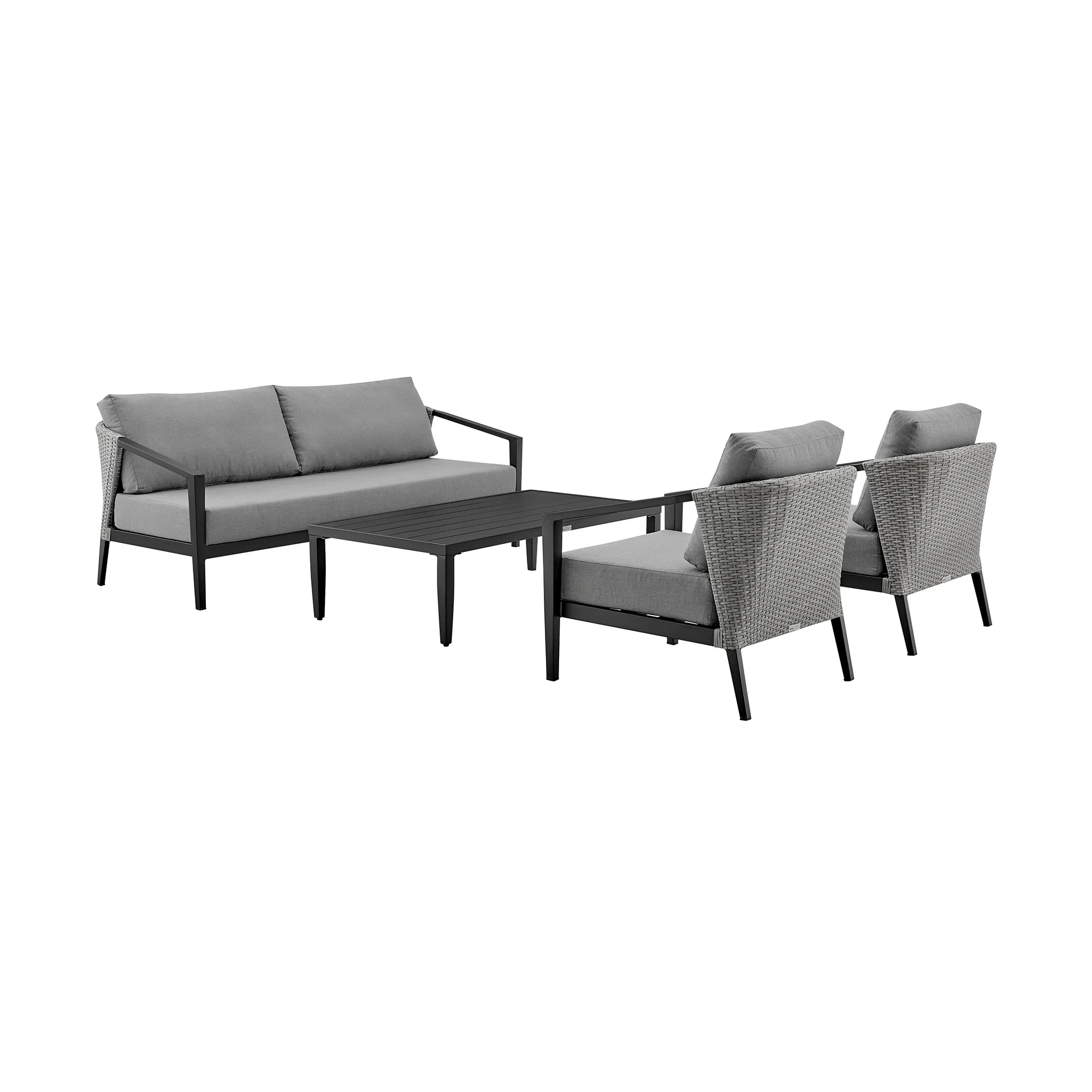 Palma Patio 4-Piece Outdoor Lounge Set 