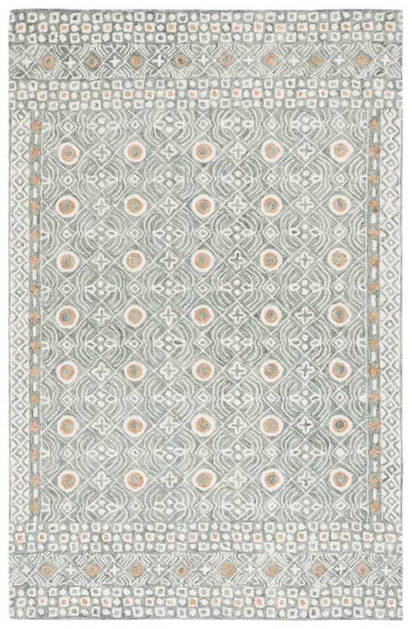 MICRO-LOOP Hand Tufted 5' x 8' area rug