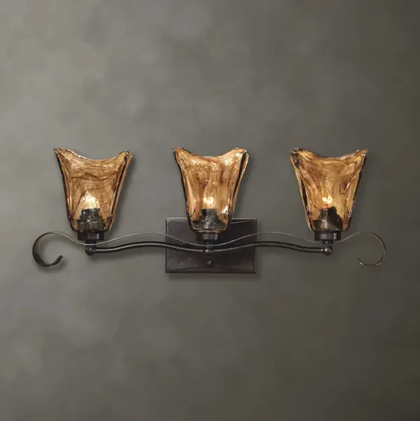 Vetraio 3 Light Bronze Vanity Strip