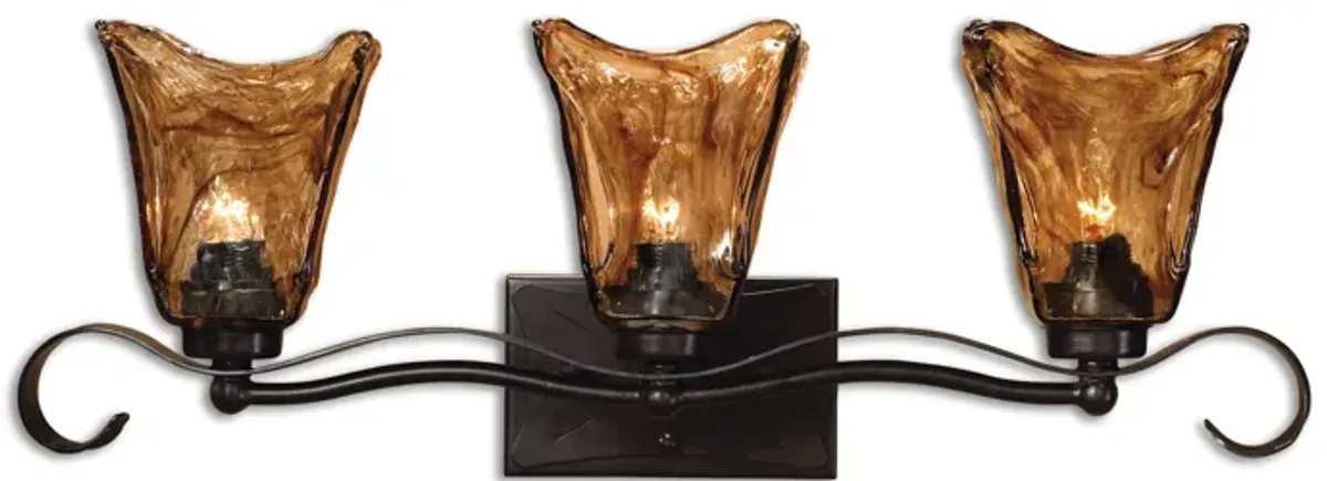 Vetraio 3 Light Bronze Vanity Strip