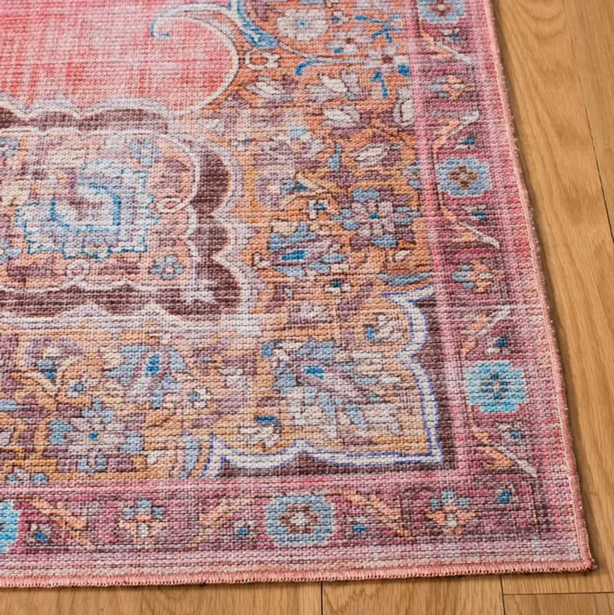 SERAPI 580 PINK  5'-3' x 5'-3' Square Square Rug