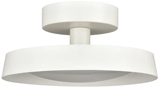 Nancy 11.75" WideLED Semi Flush Mount - Matte White