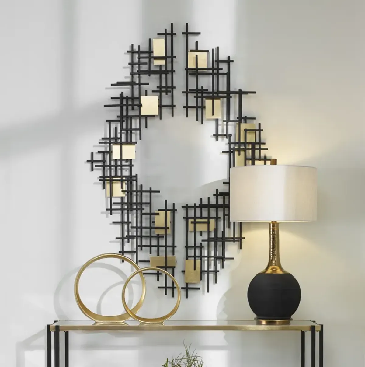 Reflection Grid Wall Decor - Set of 2