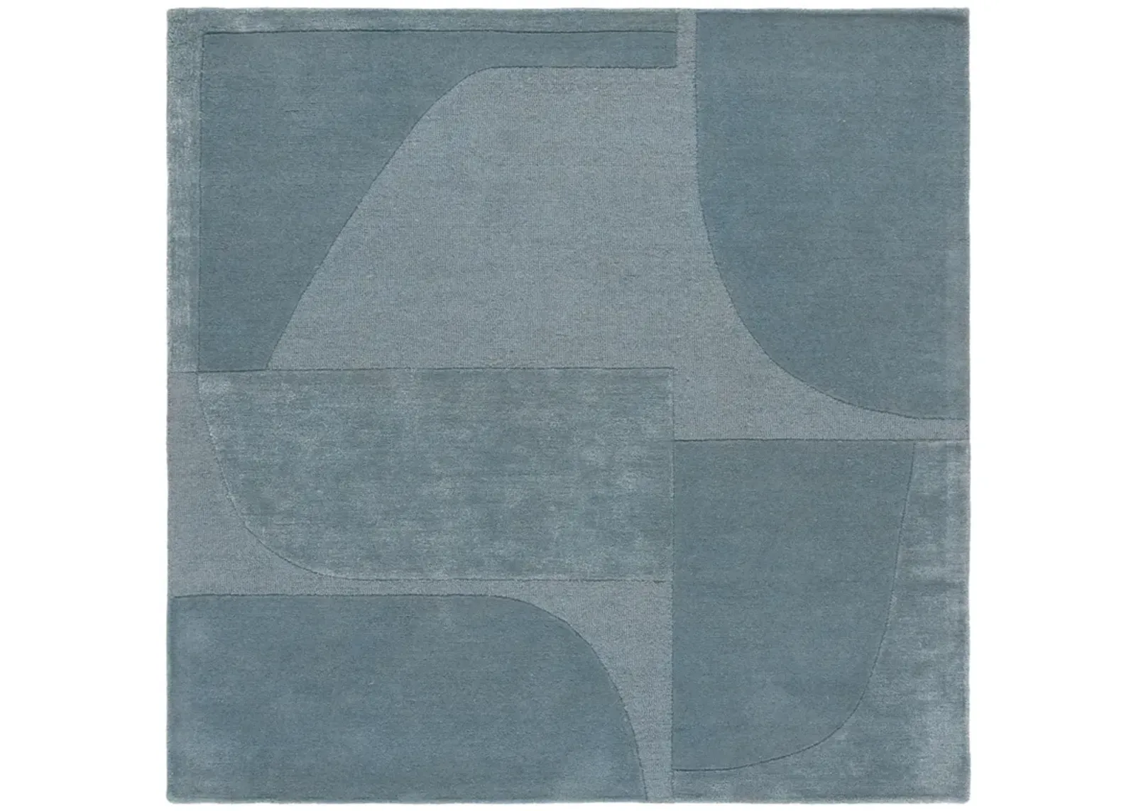 FIFTH AVENUE 252 BLUE 6' x 6' Square Square Rug