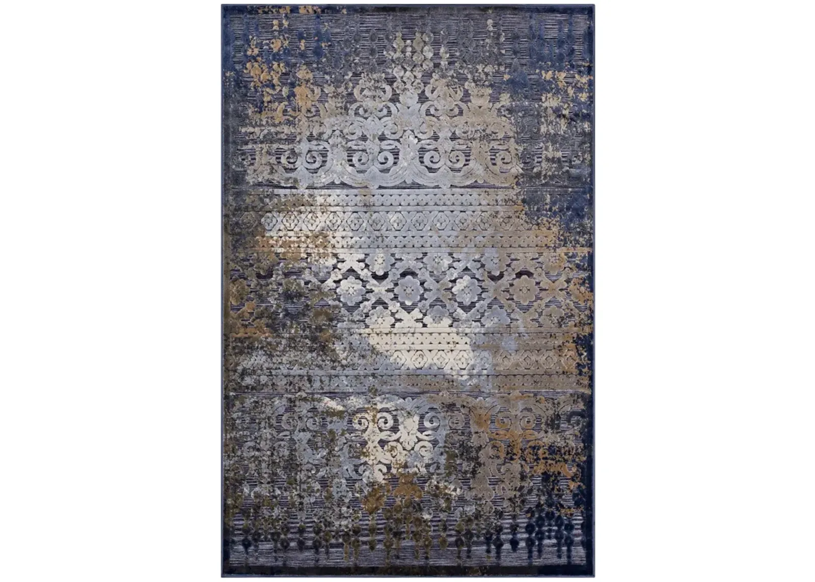 Kalene Distressed Vintage Turkish 8X10 Area Rug