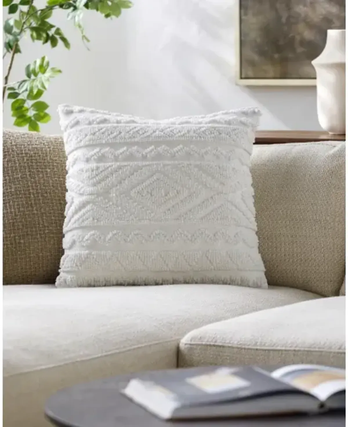 Matthew MTW-002 20"L x 20"W Accent Pillow