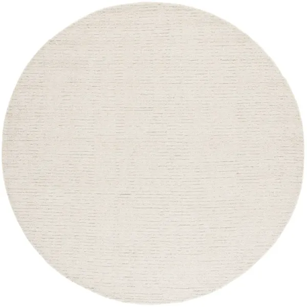 ABSTRACT Hand Tufted 6' x 6' Round area rug