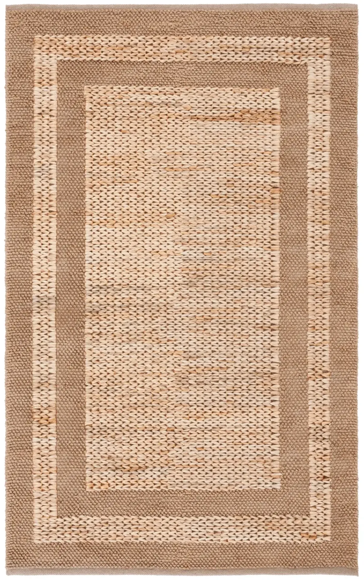 NATURAL FIBER Hand Woven 4' x 6' area rug