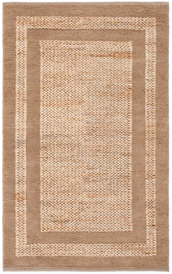 NATURAL FIBER Hand Woven 4' x 6' area rug