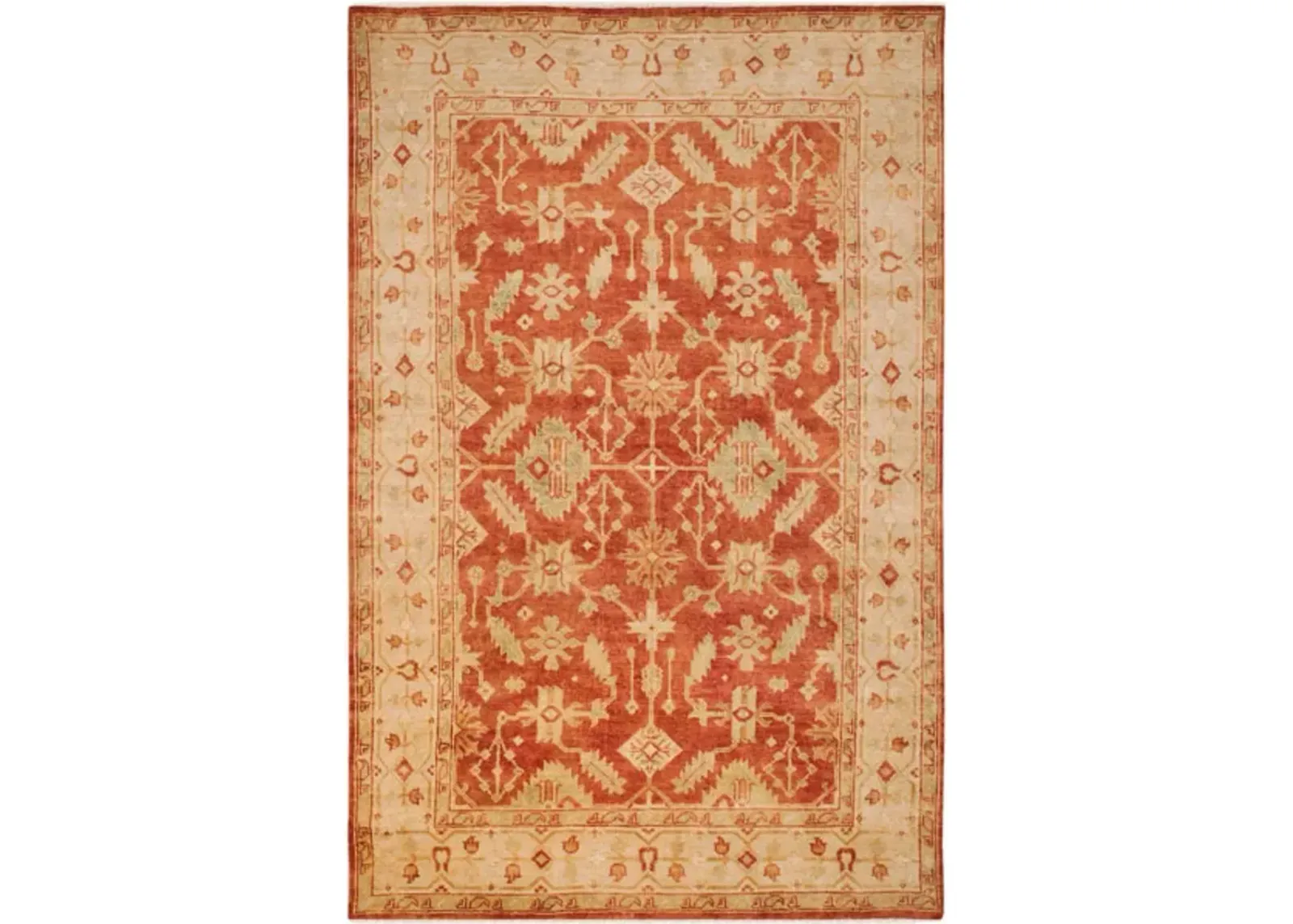 OSH119 Red  8' X 10' Large Rectangle Rug