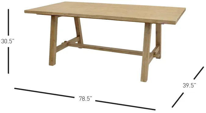 Bedford Rectangle Dining Table Base