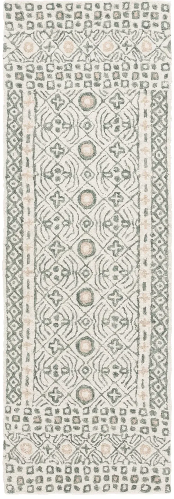 MICRO-LOOP Hand Tufted 2'-3' x 7' runner