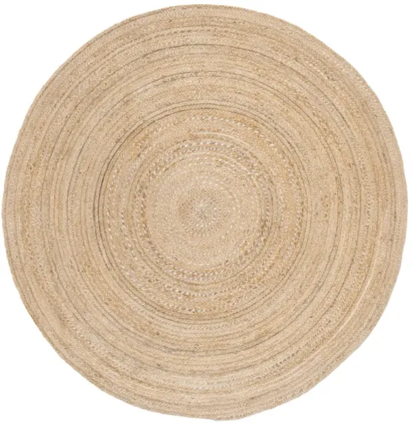 NATURAL FIBER 840 NATURAL  6' x 6' Round Round Rug