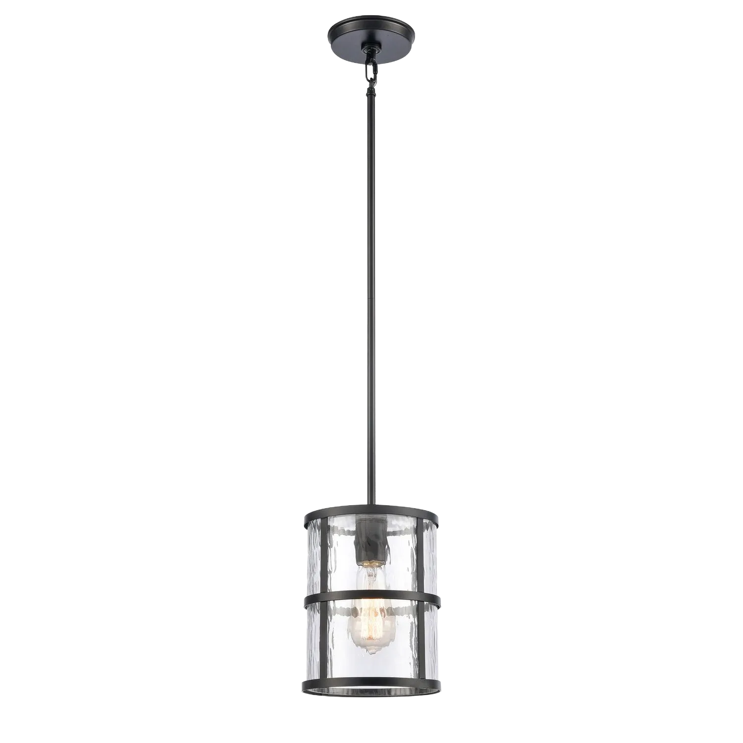 Solace 7" Wide 1-Light Mini Pendant - Matte Black