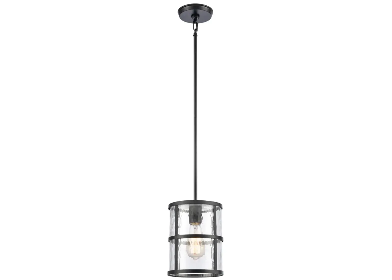 Solace 7" Wide 1-Light Mini Pendant - Matte Black