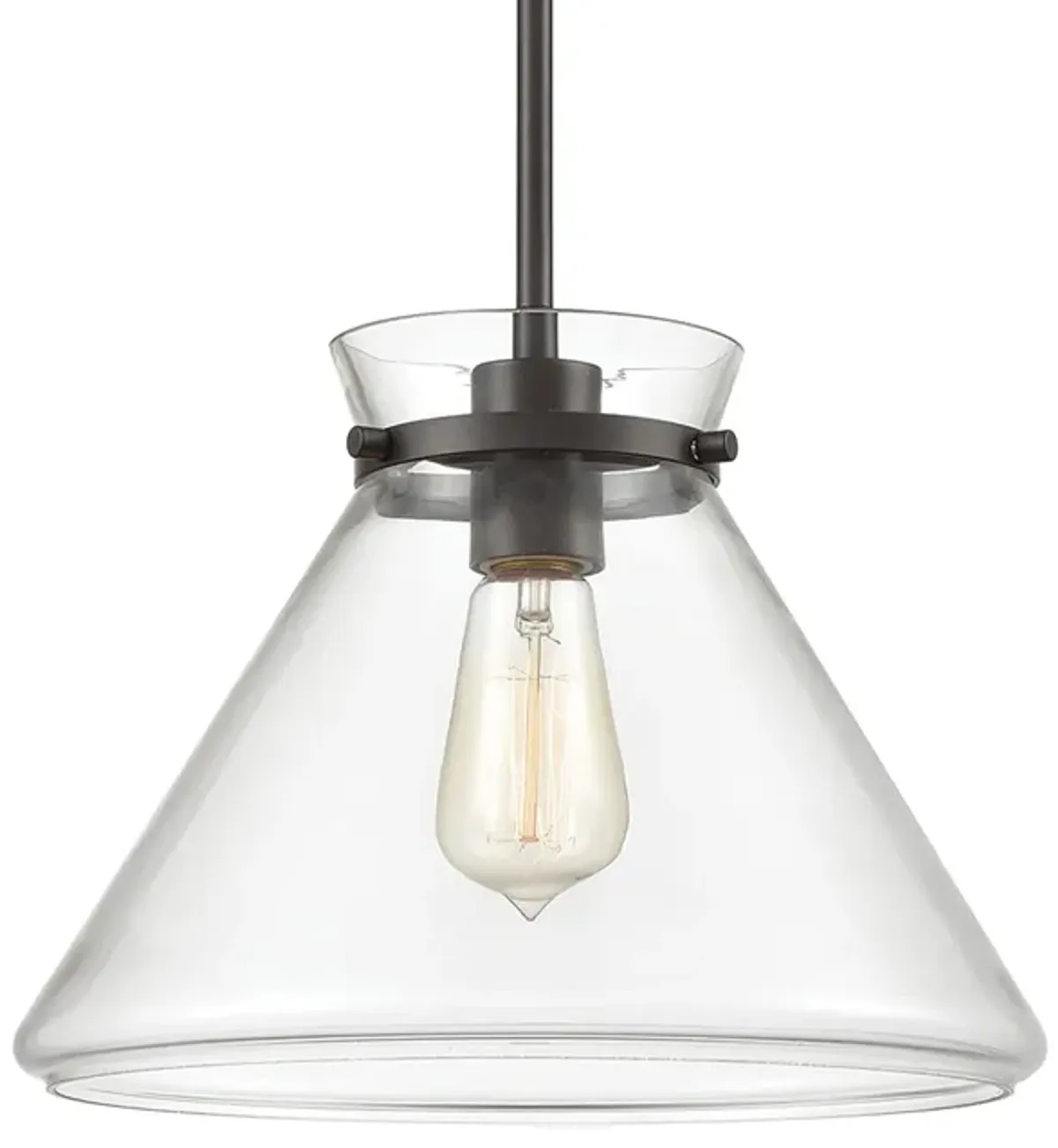 Mickley 12" Wide 1-Light Mini Pendant - Oil Rubbed Bronze