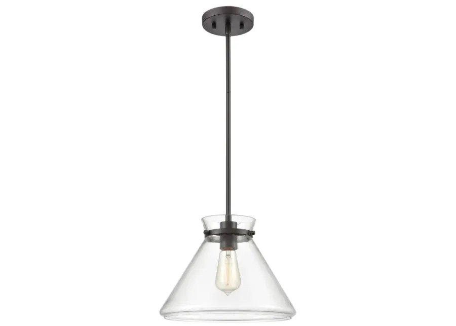 Mickley 12" Wide 1-Light Mini Pendant - Oil Rubbed Bronze