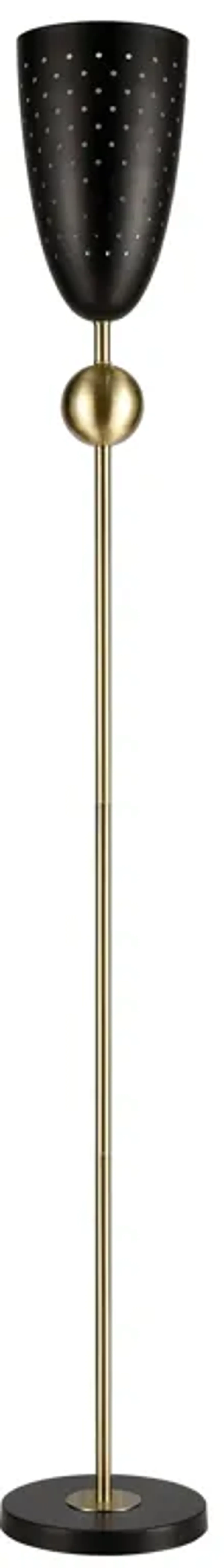 Amulet 69.5" High 1-Light Floor Lamp - Black