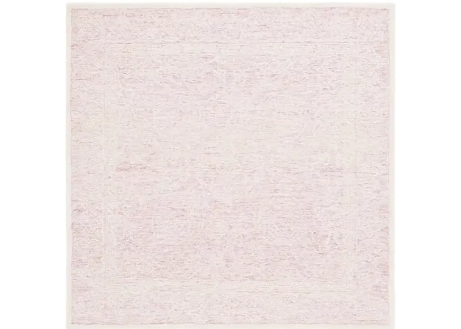 EBONY 102 Pink  6' X 6' Square Square Rug