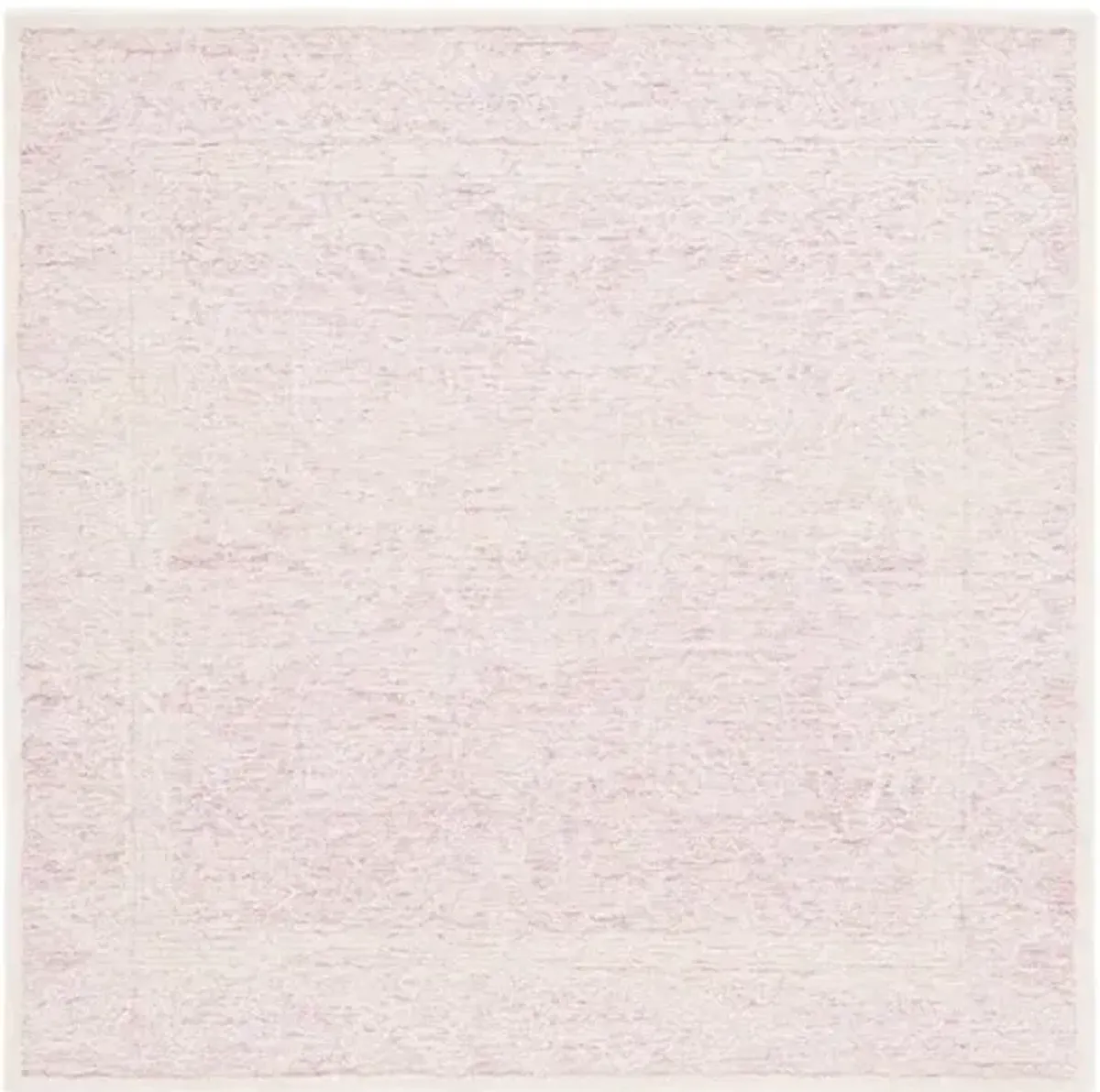 EBONY 102 Pink  6' X 6' Square Square Rug