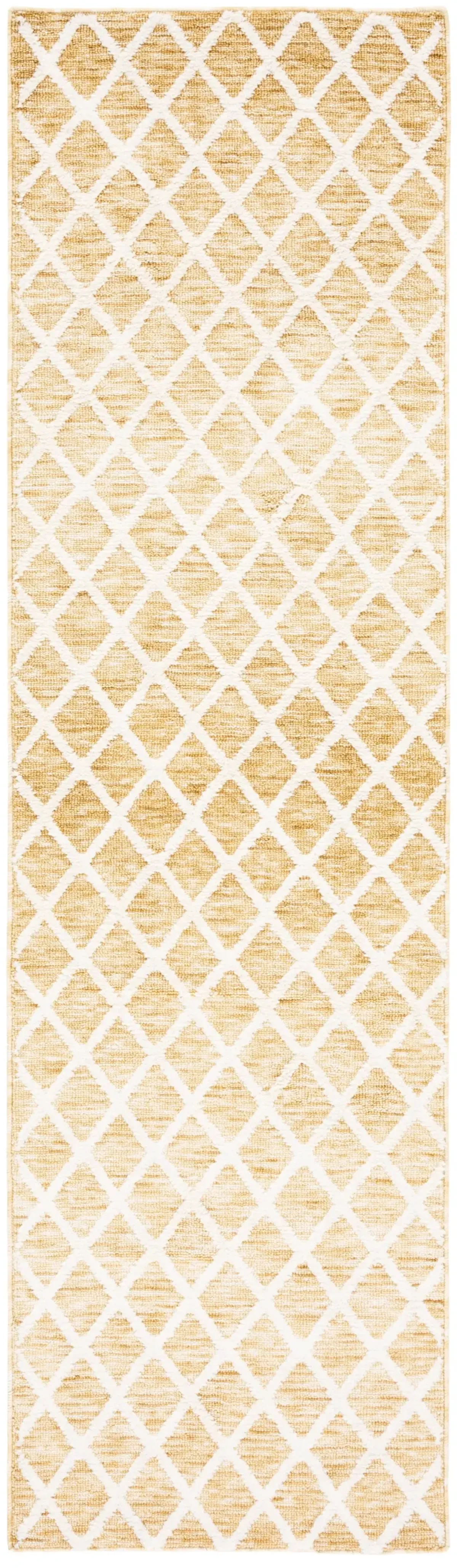 EASY CARE 113 GOLD  2'-3' x 12' Runner Rug