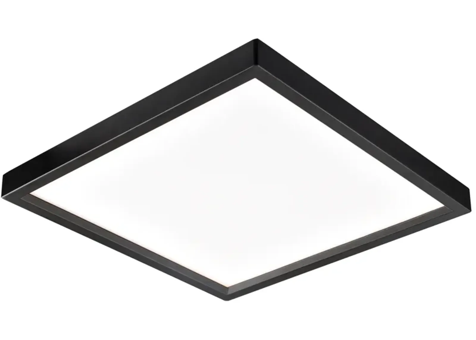 Titan 8'' Wide Integrated LED Square Flush Mount - Oil Rubbed Bronze