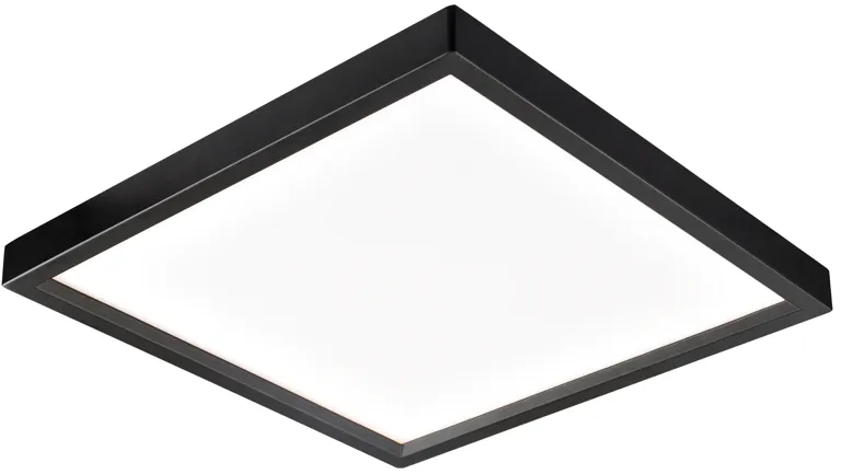 Titan 8'' Wide Integrated LED Square Flush Mount - Oil Rubbed Bronze