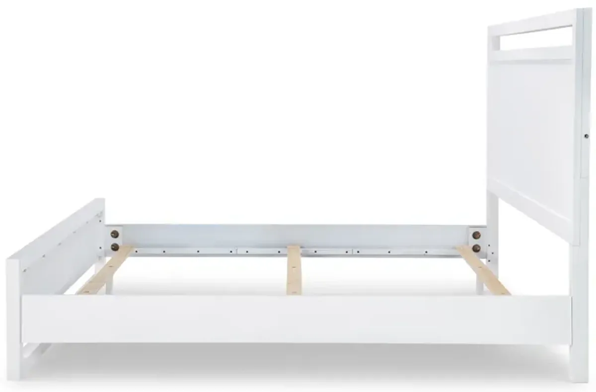 Summerland White Complete Panel Bed King 66 White Finish