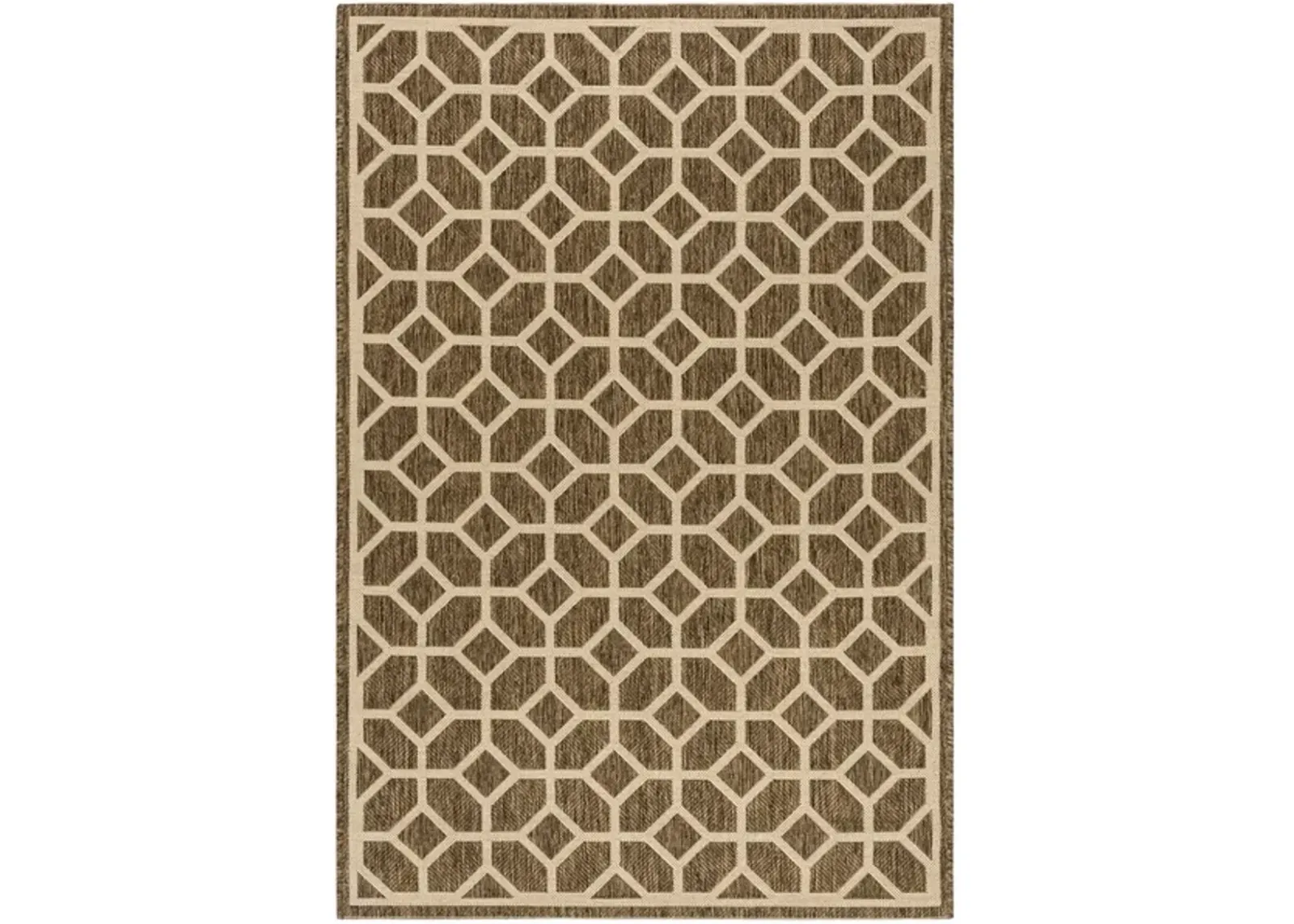 BEACH HOUSE Collection BHS127D-5 Beige / Cream 5'-3" X 7'-6"