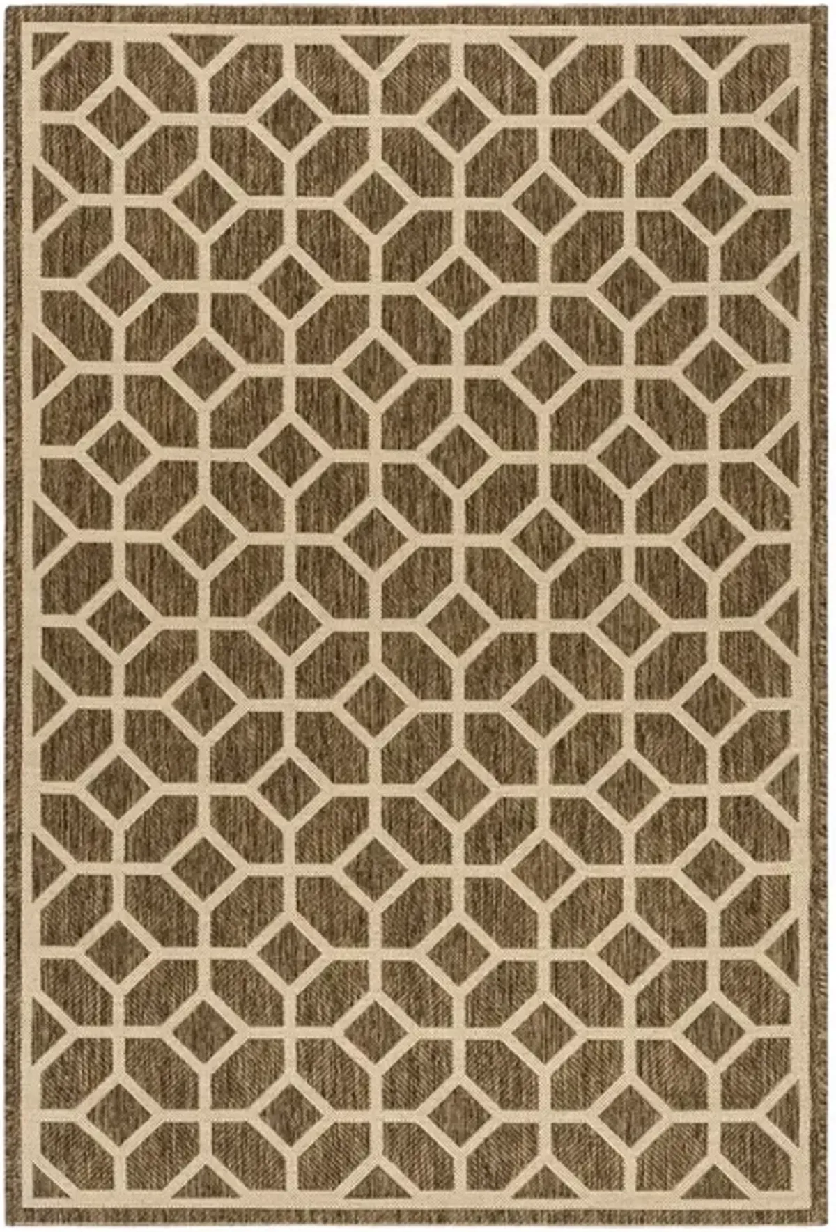 BEACH HOUSE Collection BHS127D-5 Beige / Cream 5'-3" X 7'-6"