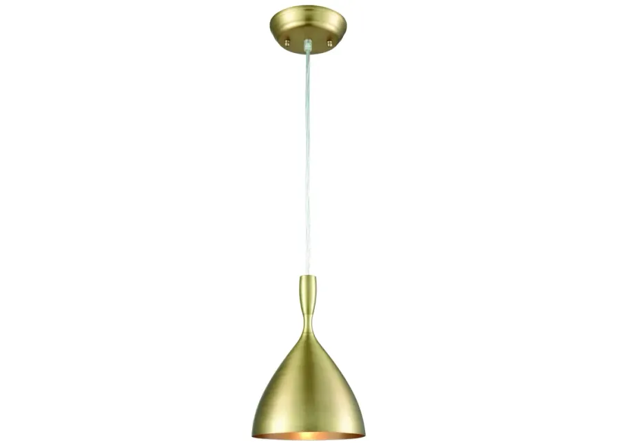 Spun Aluminum Configurable Multi Pendant - French Brass