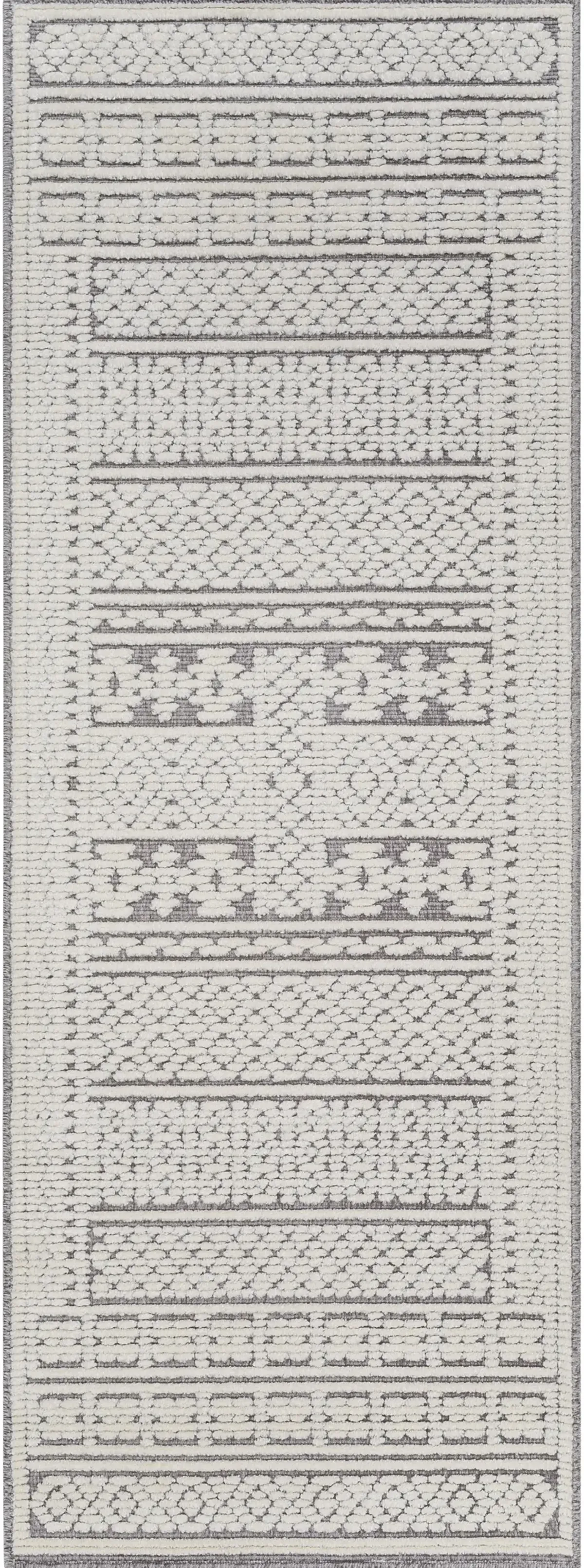Lyna LYA-2302 2'7" x 7'2" Machine Woven Rug