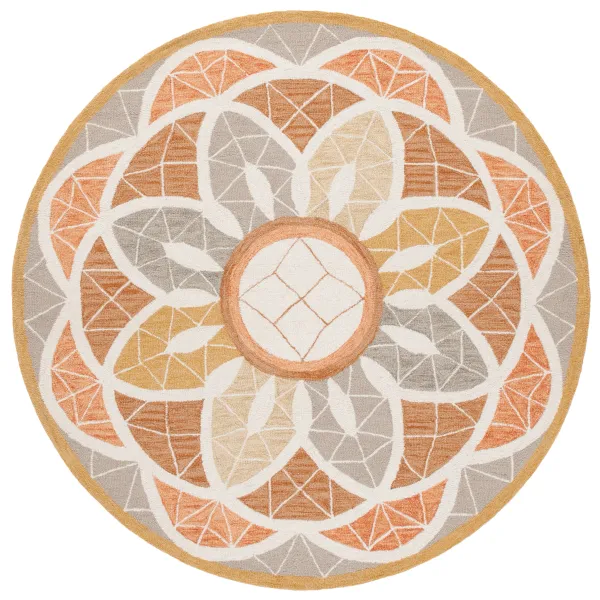 NOVELTY Hand Tufted 5' x 5' Round area rug