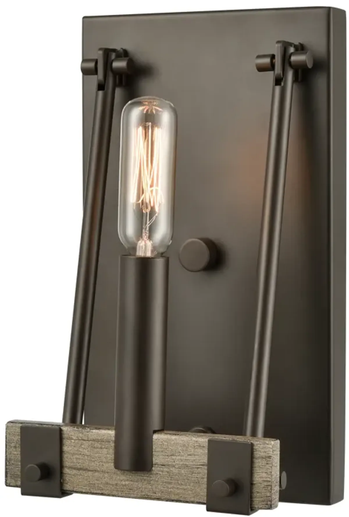 Transitions 9" High 1-Light Sconce - Oil Rubbed Bronze