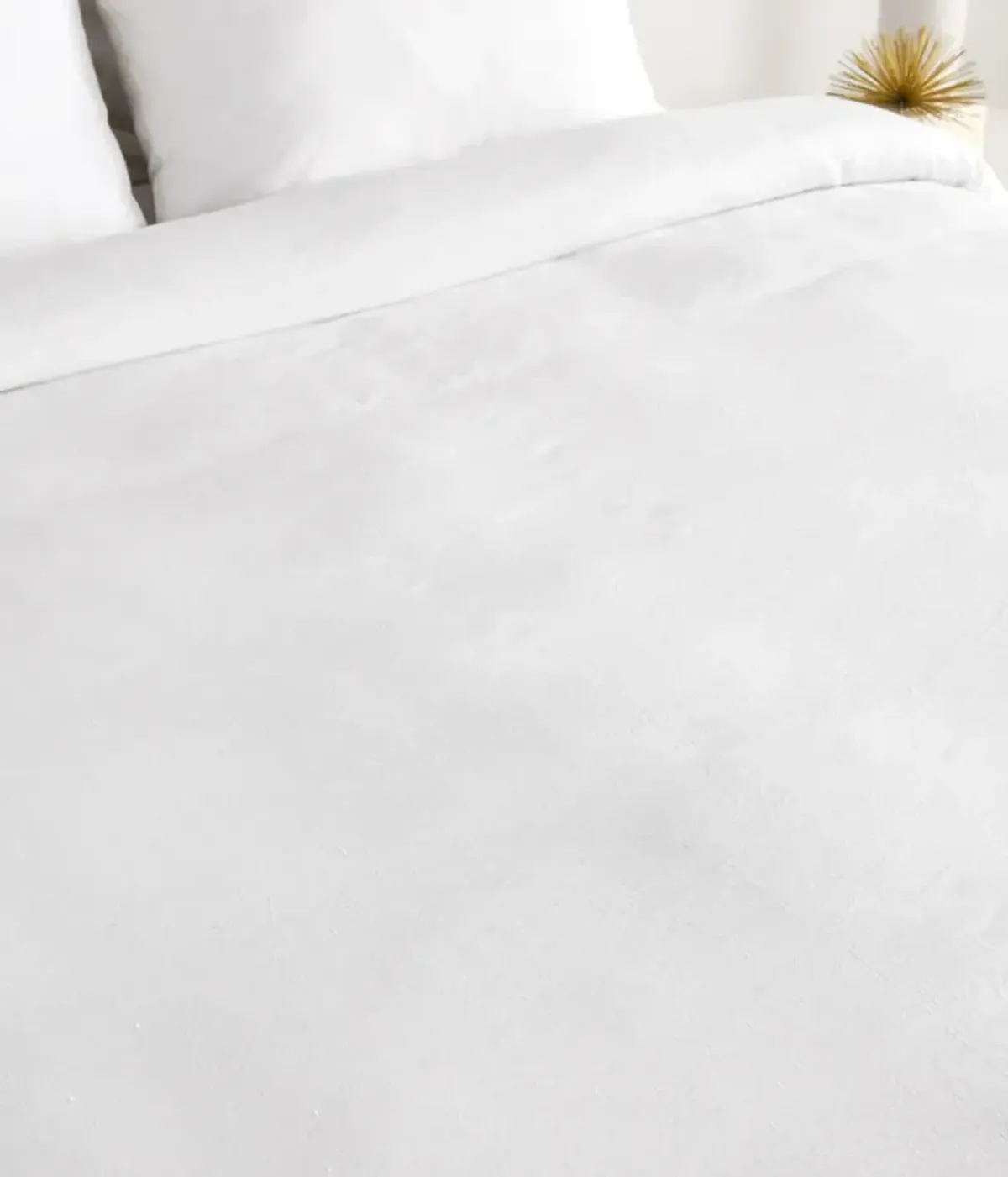 Jayson White Linen Cashmere King Duvet