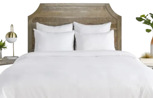 Jayson White Linen Cashmere King Duvet