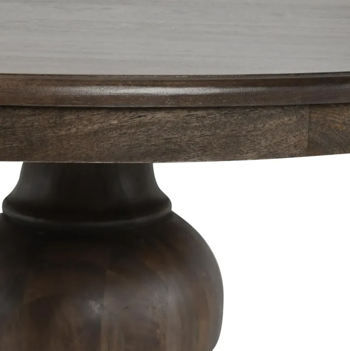 Brookside Wood 60" Round Dining Table Cocoa Brown