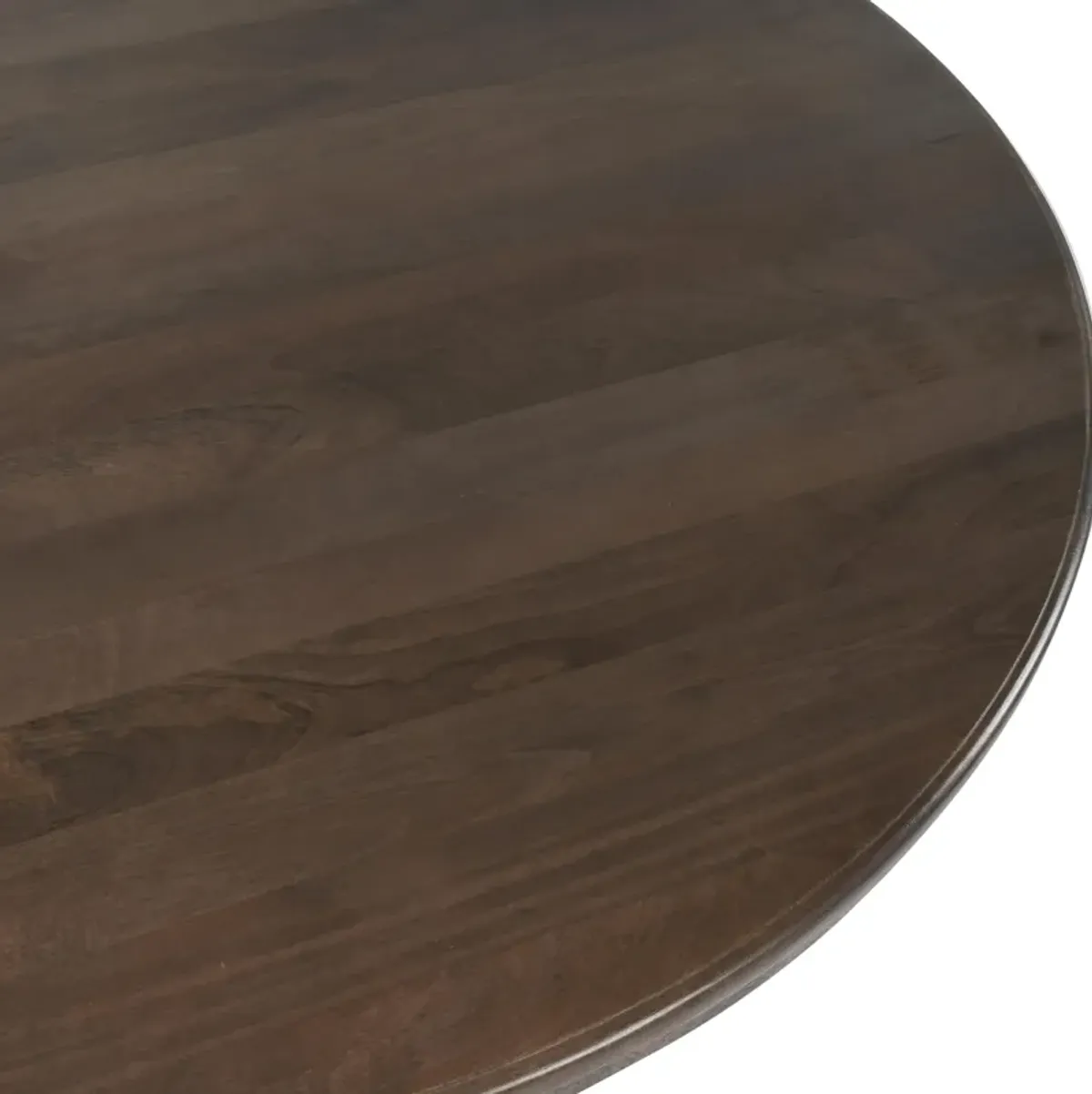 Brookside Wood 60" Round Dining Table Cocoa Brown